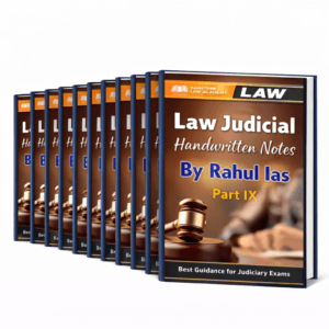 Rahul IAS Law Judiciary Handwritten Notes 2025-26 Set of 34 Booklets