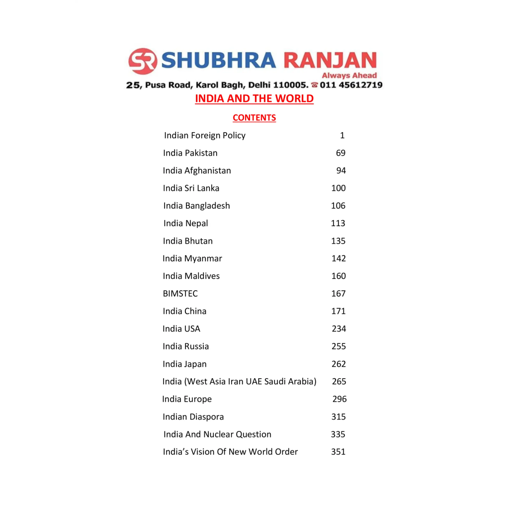 Shubhra Ranjan PSIR Notes 2026-27 – Political Science Optional Booklets for UPSC CSE