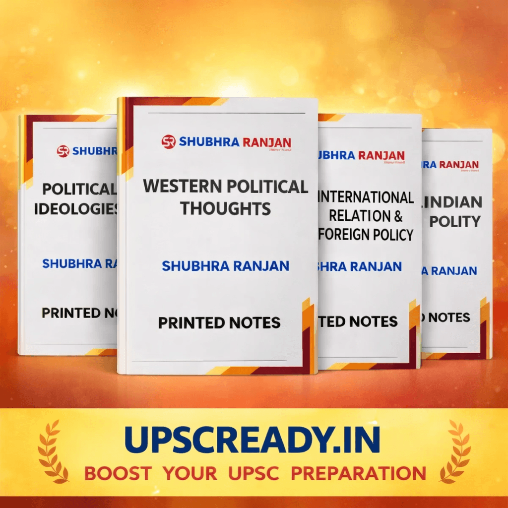 Shubhra Ranjan PSIR Notes 2026-27 – Political Science Optional Booklets for UPSC CSE