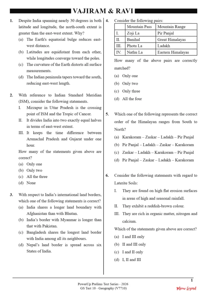 Vajiram Prelims Test Series for 2026 – UPSC GS Prelims Test Series - Image 2