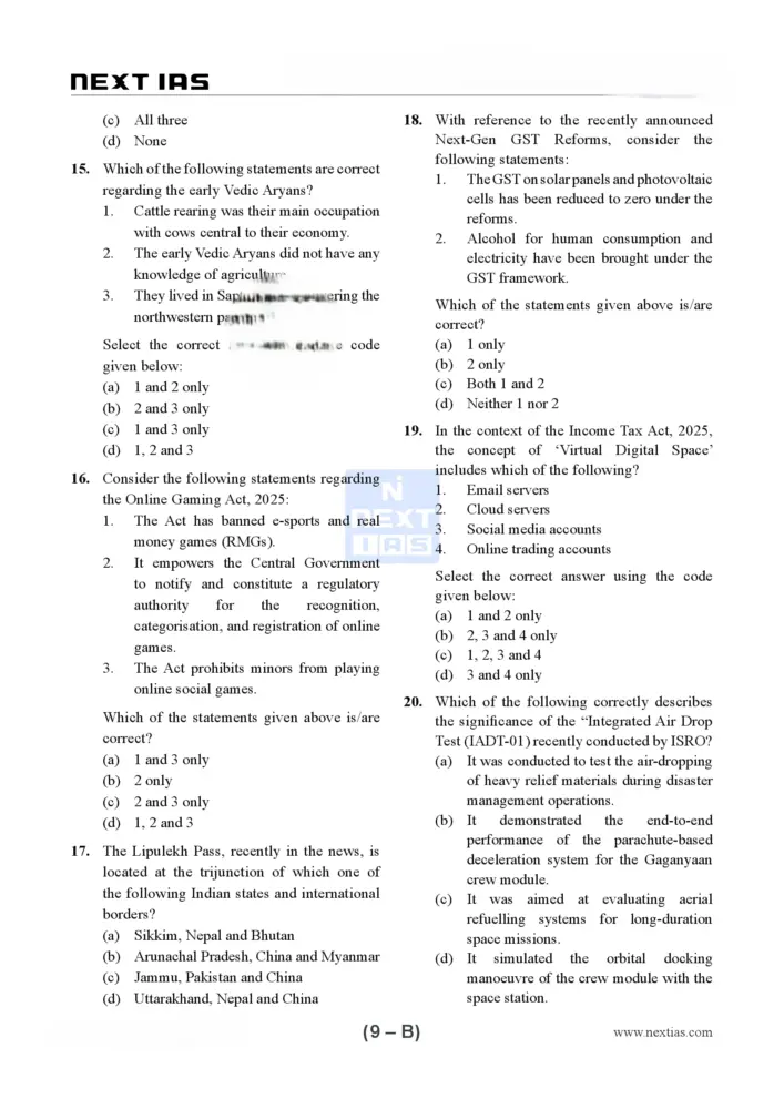 Next IAS Prelims Test Series 2026 | UPSC Tests in English Medium - Image 4