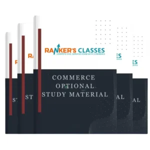 Ranker Commerce UPSC CSE Optional Notes 2025-26