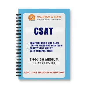 Vajiram CSAT Complete Booklet Set 2025-26 with Practice Questions