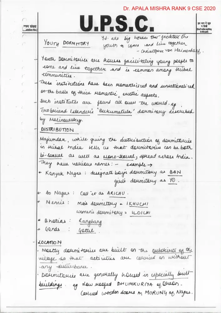 Apala Mishra Anthropology Handwritten Notes for 2024-2025 Printed Booklets Set of 4 - Image 4
