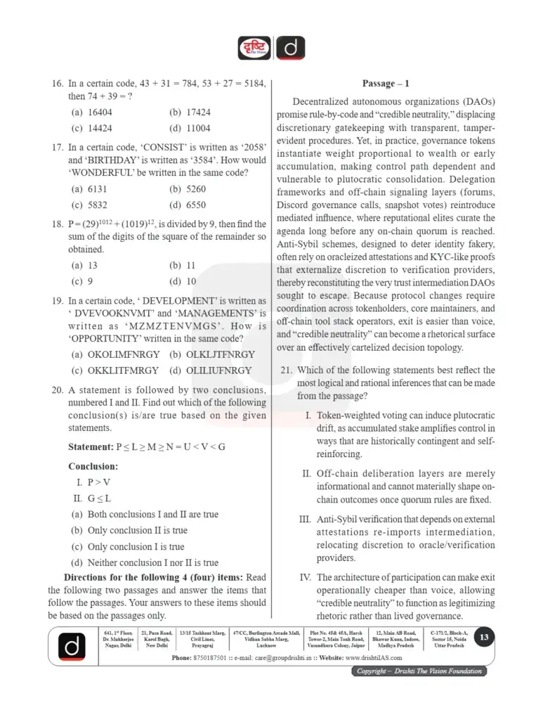 Drishti IAS CSAT Test Series 2026 | UPSC CSAT English - Image 3
