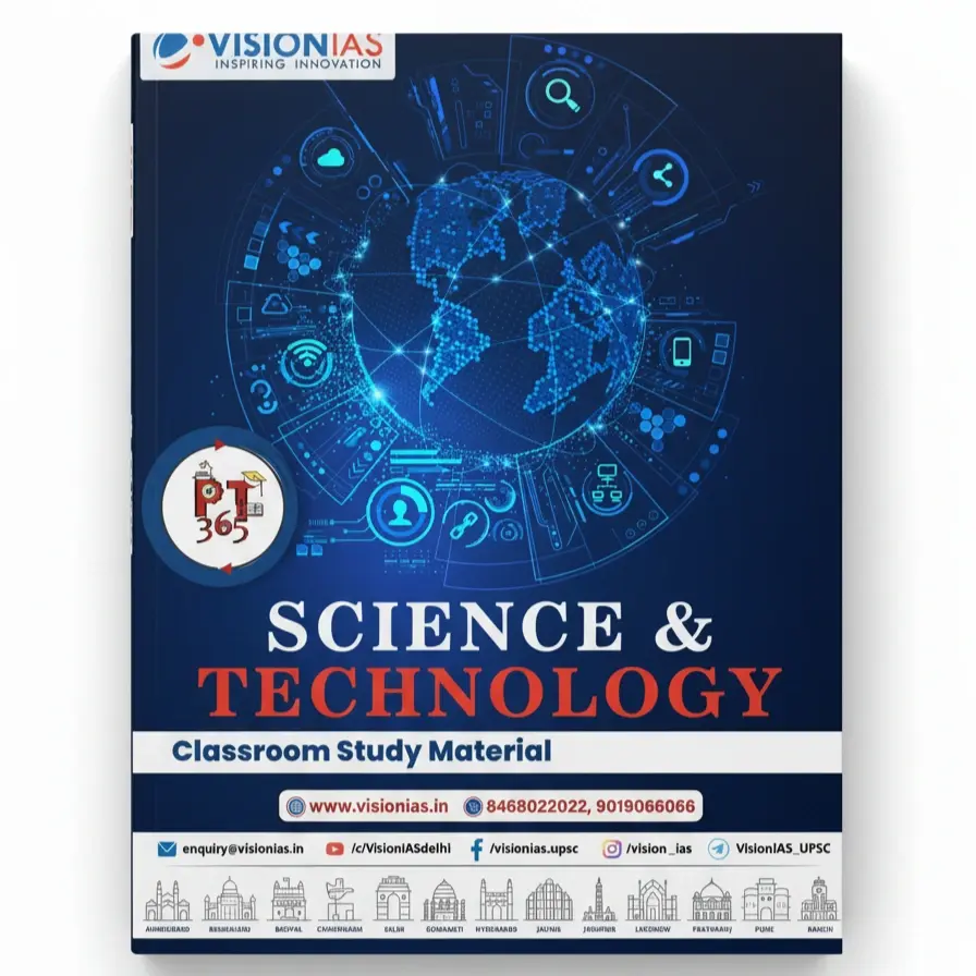 Vision IAS Science & Technology PT 365 Yearly Magazine 2025-26 | English Medium