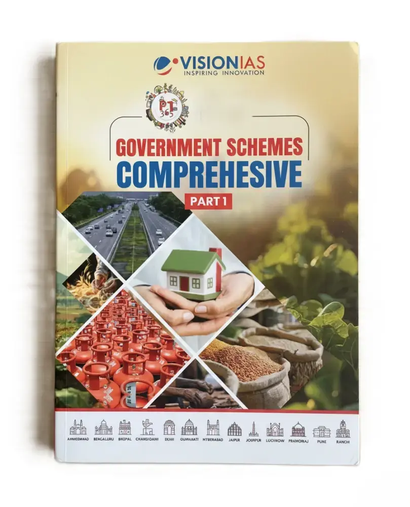 Vision IAS Government Schemes PT 365 Yearly Magazine 2025 | English Medium