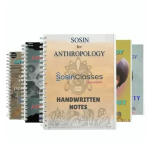 Sosin Anthropology Handwritten Booklets for 2025-26