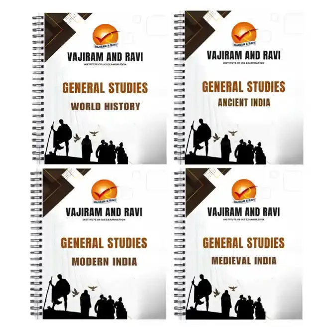 Vajiram History Notes GS 2025-2026 Edition Booklet Set of 4 - Image 2