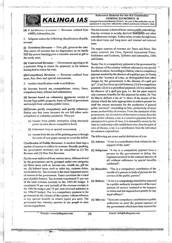 Kalinga IAS Economics Notes by AK Das 2025-2026 | UPSC Economics Optional Booklets - Image 2