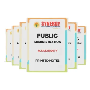 MK Mohanty Public Administration Notes 2025-26 Set of 6 Booklets
