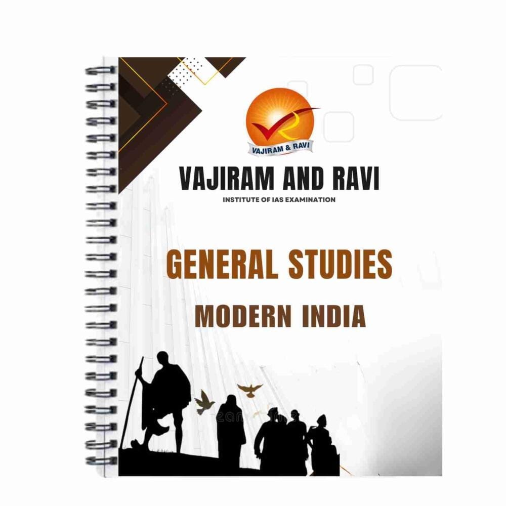 Vajiram Modern India Notes GS 2025-2026 English Edition Booklet