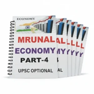 Mrunal Economics Optional Notes for 2026 | UPSC Booklets Set of 4