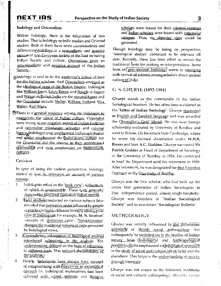 Raj Rai Sociology Notes by Next IAS 2025-26 Printed Booklets Set of 2 - Image 4