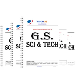 Vision IAS Science and Technology Notes 2025-2026 English GS Booklets Set of 2