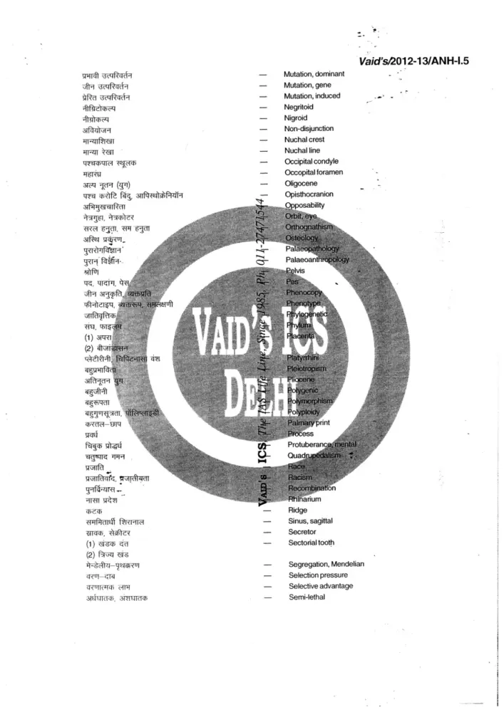 Vaid Sir Anthropology Optional Notes 2025 | Printed Booklets Set of 5 - Image 4