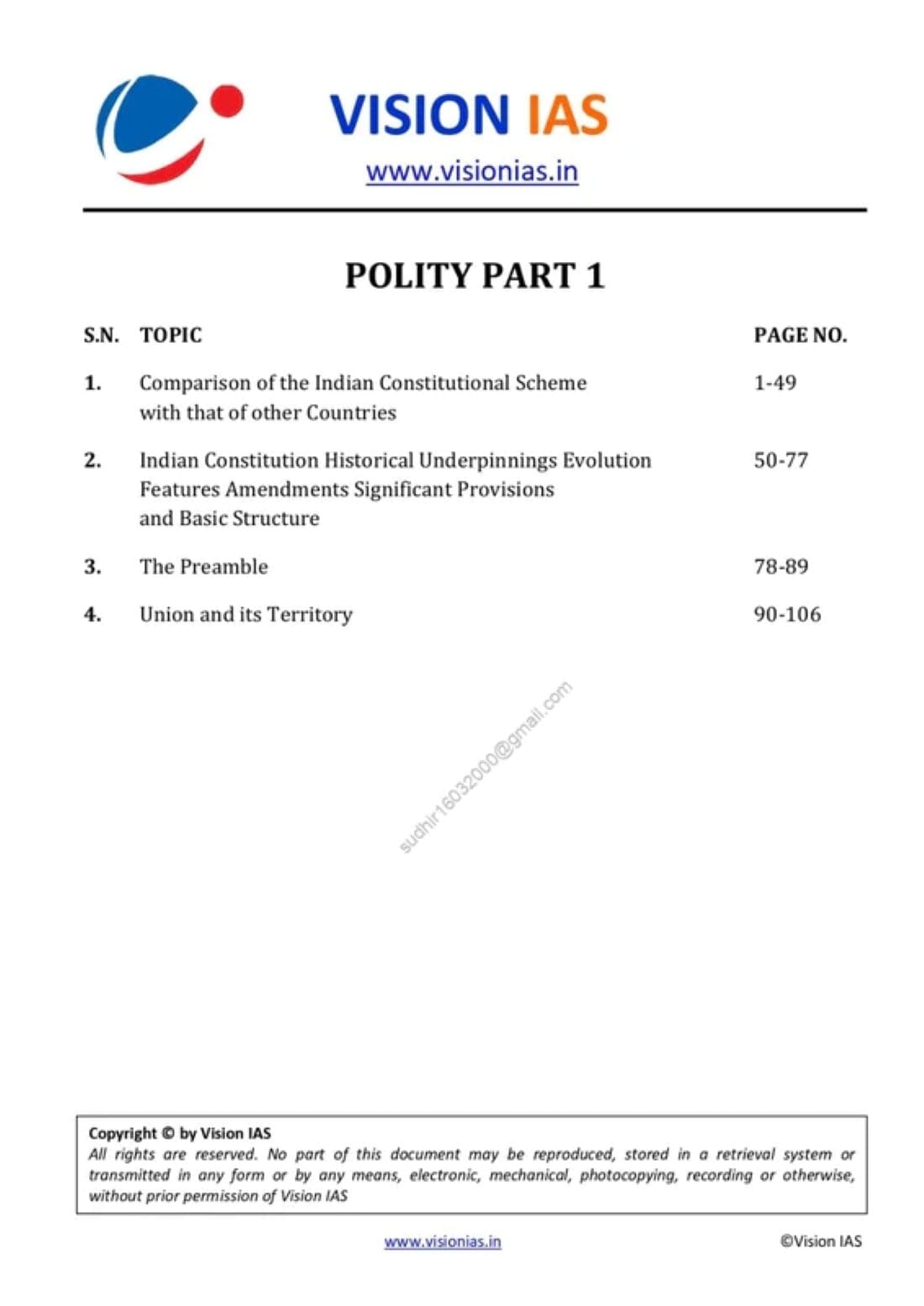 Vision IAS UPSC CSE 2026–27 Complete GS Notes | Prelims + Mains | 57 Booklets + Freebies - Image 2